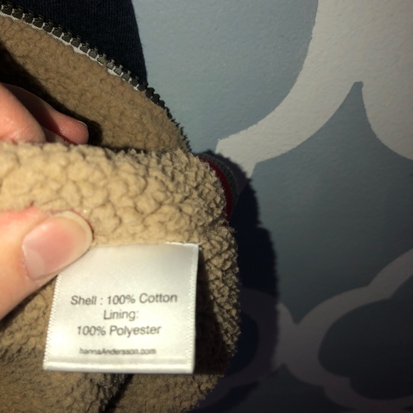 Boys Hanna Andersson Sherpa lined Hoodie - Picture 5 of 5